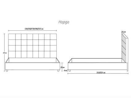 Кровать Димакс Нордо Кварц с подъемным механизмом 200х190