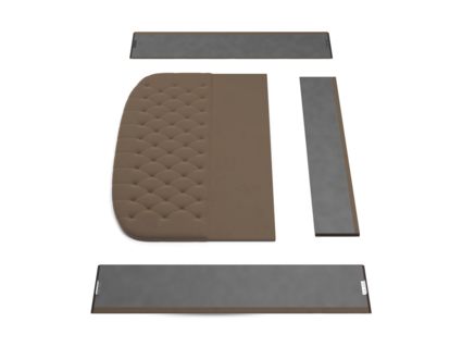 Кровать Lonax Венеция велюр Dolly-8 (с основанием) 120х195