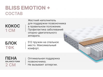 Матрас Димакс Bliss Emotion + 150х200