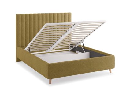 Кровать Сонум Amanda Рогожка Деним (с подъемным механизмом) 180х200