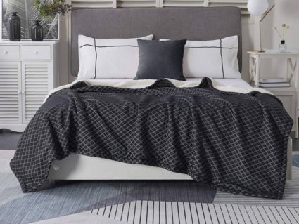 Покрывало Софи де Марко Гранд (темно-серое) 160х220