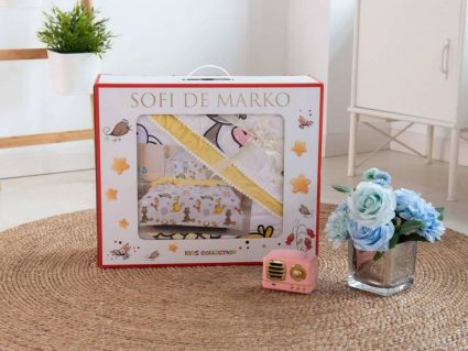 Комплект постельного белья Софи де Марко Саванна (синий) с одеялом 1,5-спальный