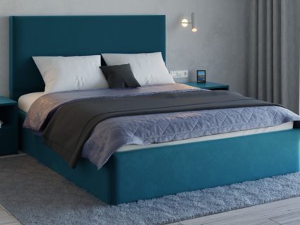 Кровать Lonax Фелиса велюр Dolly-17 (с подъемным механизмом) 180х200