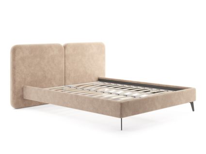 Кровать Сонум Brooklyn Микровелюр Бежевый 160х190