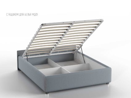 Кровать Nuvola Alba Velutto 32 (с подъемным механизмом) 200х200