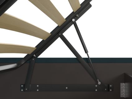 Кровать Lonax Аврора велюр Dolly-17 (с подъемным механизмом) 140х200