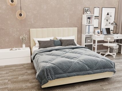 Кровать Димакс Лероса Крем с подъемным механизмом 160х190