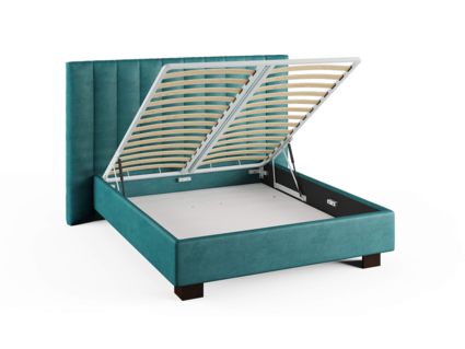 Кровать Сонум Barbara Кашемир Светло-серый (с подъемным механизмом)