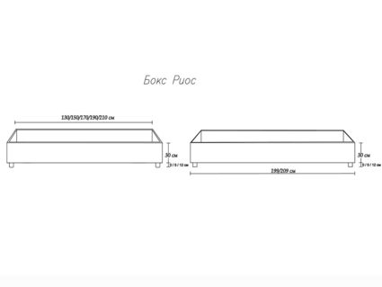 Кровать Димакс Риос Альбус 80х200
