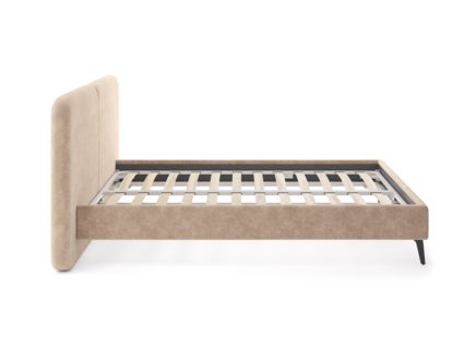 Кровать Сонум Brooklyn Микровелюр Бежевый 160х190