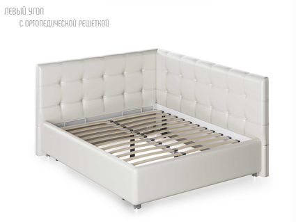 Кровать Nuvola Sabina угловая Velutto 26 180х190