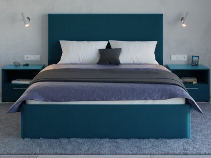 Кровать Lonax Фелиса велюр Dolly-17 (с подъемным механизмом) 180х200