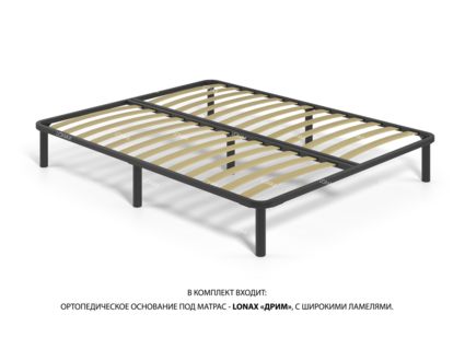 Кровать Lonax Венеция велюр Dolly-8 (с основанием) 120х195