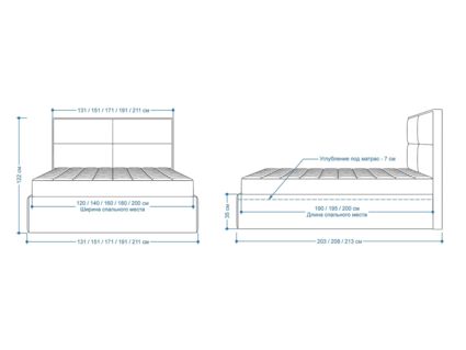 Кровать Lonax Марселла велюр Dolly-1 160х200