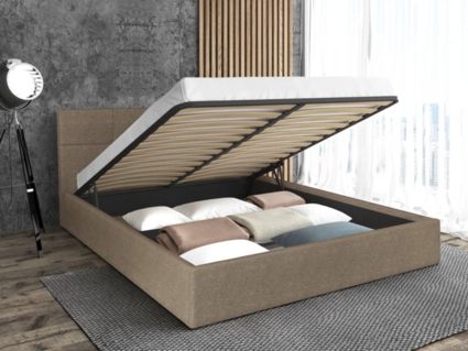 Кровать Sontelle Belart Malta Beige с подъемным механизмом 120х190