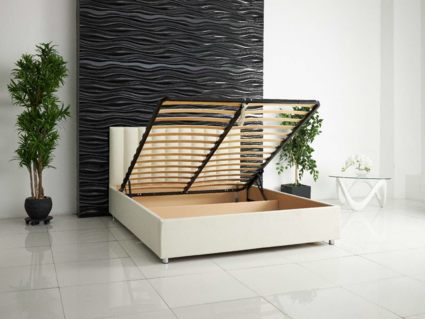 Кровать Димакс Лероса Крем с подъемным механизмом 160х190