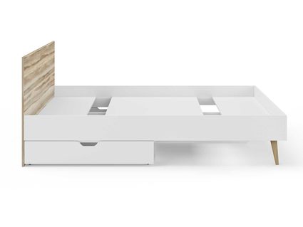 Кровать Сонум Ines Ясень ориноко + белый 160х190