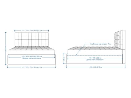 Кровать Lonax Аврора велюр Dolly-3 200х200