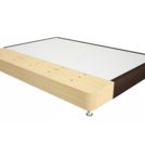 Кровать Mr.Mattress Fine Box экокожа Brown 80х195